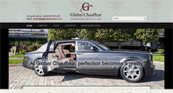 Desktop Screenshot of globalchauffeur.co.uk