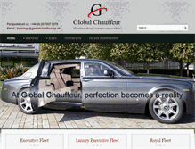 Tablet Screenshot of globalchauffeur.co.uk